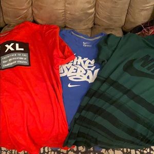 Excellent condition 3 Nike T shirts